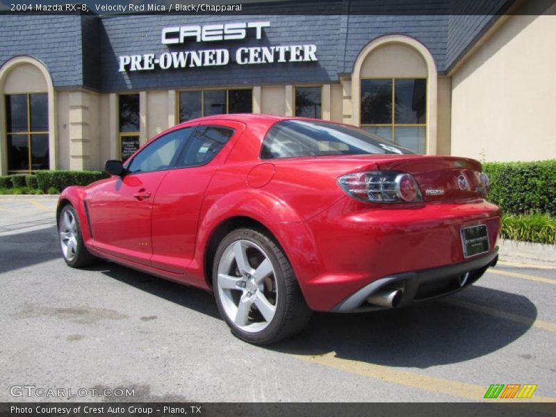 Velocity Red Mica / Black/Chapparal 2004 Mazda RX-8