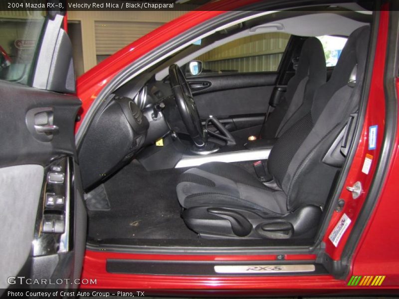 Velocity Red Mica / Black/Chapparal 2004 Mazda RX-8