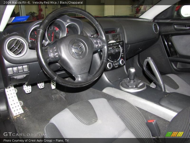 Velocity Red Mica / Black/Chapparal 2004 Mazda RX-8