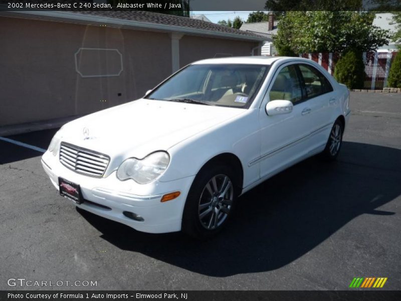 Alabaster White / Java 2002 Mercedes-Benz C 240 Sedan