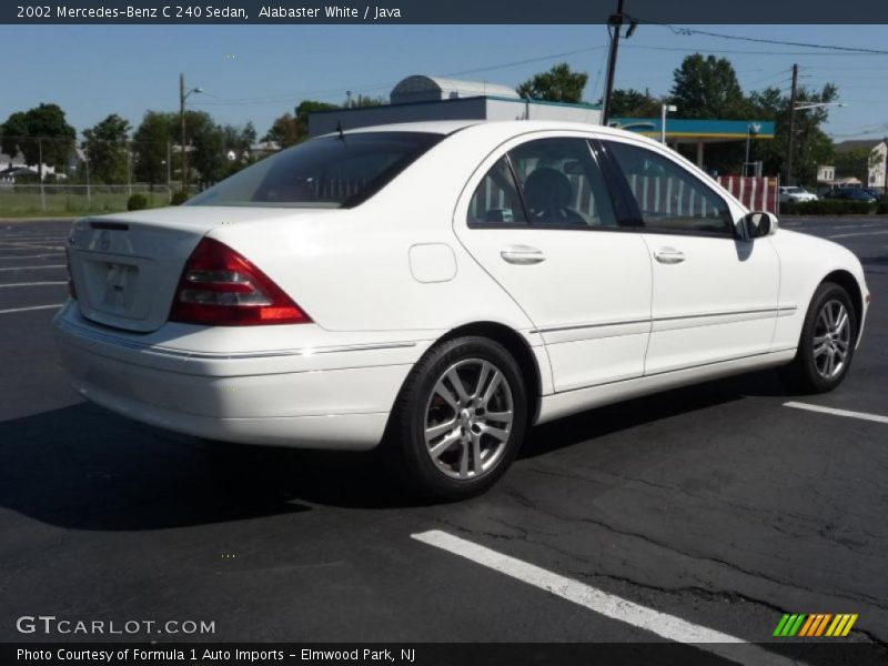 Alabaster White / Java 2002 Mercedes-Benz C 240 Sedan
