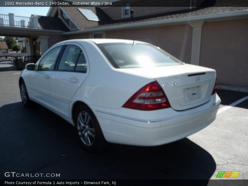 Alabaster White / Java 2002 Mercedes-Benz C 240 Sedan