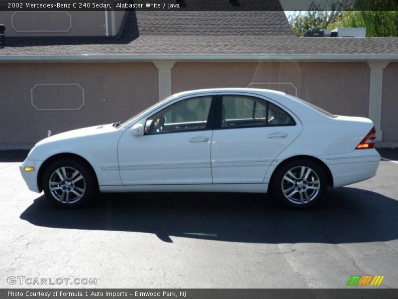 Alabaster White / Java 2002 Mercedes-Benz C 240 Sedan