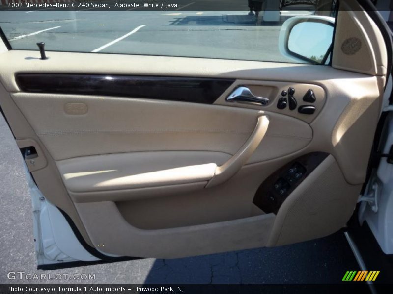 Alabaster White / Java 2002 Mercedes-Benz C 240 Sedan