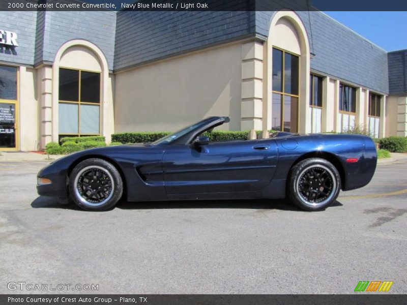 Navy Blue Metallic / Light Oak 2000 Chevrolet Corvette Convertible