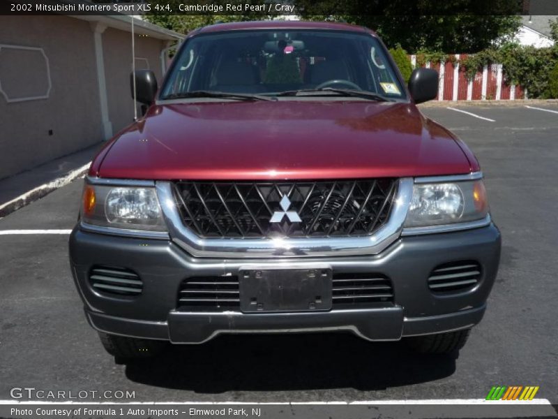 Cambridge Red Pearl / Gray 2002 Mitsubishi Montero Sport XLS 4x4