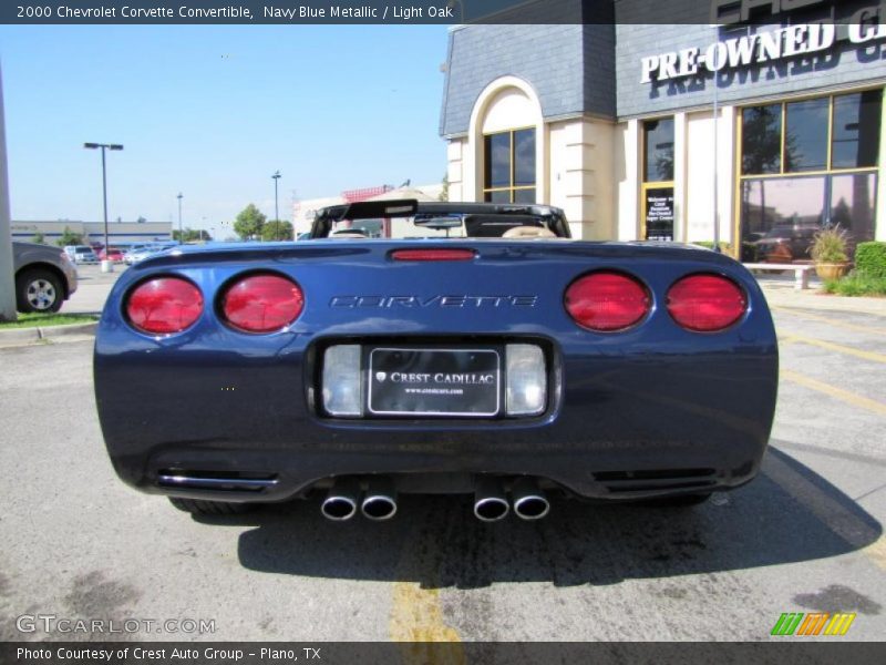 Navy Blue Metallic / Light Oak 2000 Chevrolet Corvette Convertible
