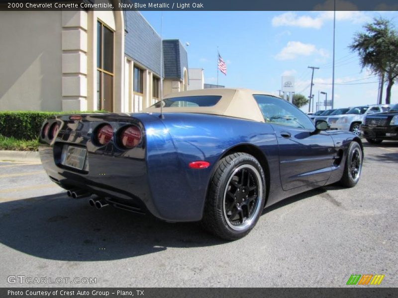 Navy Blue Metallic / Light Oak 2000 Chevrolet Corvette Convertible