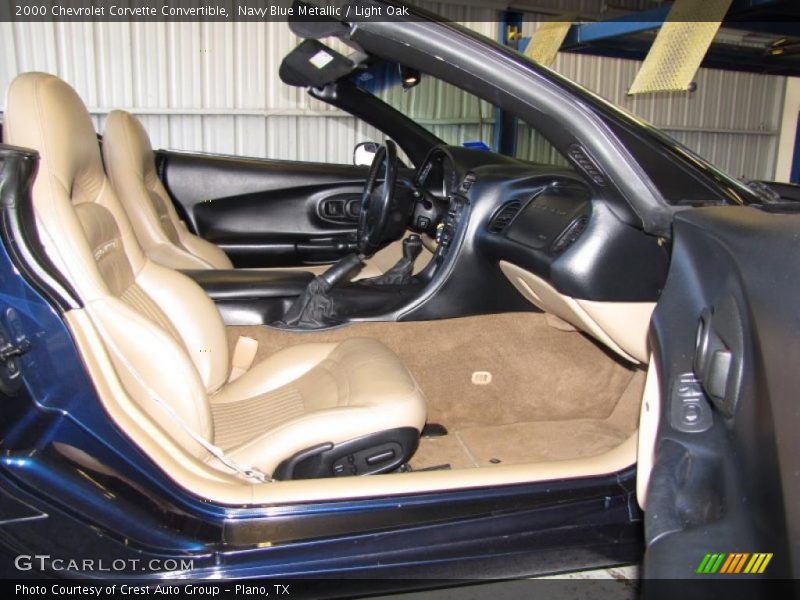 Navy Blue Metallic / Light Oak 2000 Chevrolet Corvette Convertible