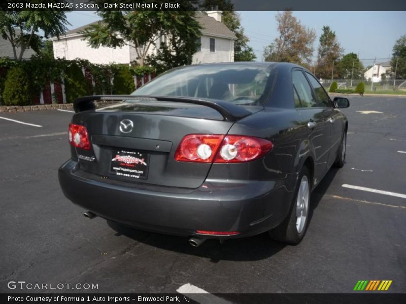 Dark Steel Metallic / Black 2003 Mazda MAZDA6 s Sedan