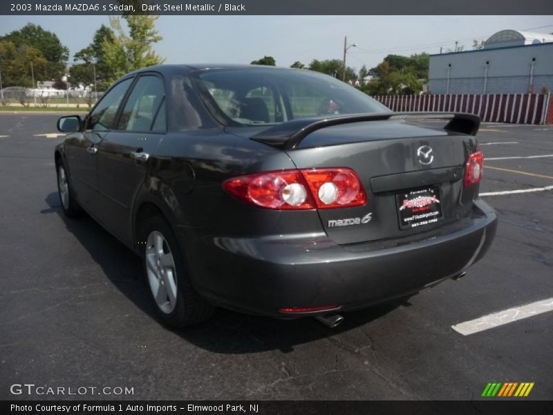 Dark Steel Metallic / Black 2003 Mazda MAZDA6 s Sedan