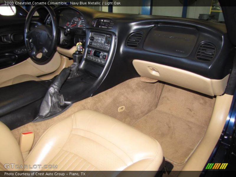 Navy Blue Metallic / Light Oak 2000 Chevrolet Corvette Convertible