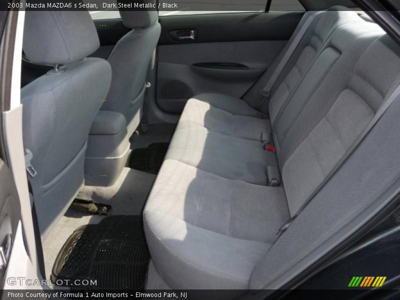 Dark Steel Metallic / Black 2003 Mazda MAZDA6 s Sedan