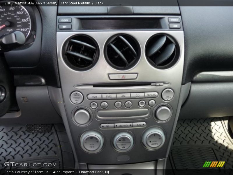 Dark Steel Metallic / Black 2003 Mazda MAZDA6 s Sedan
