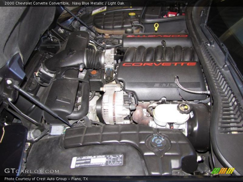 Navy Blue Metallic / Light Oak 2000 Chevrolet Corvette Convertible