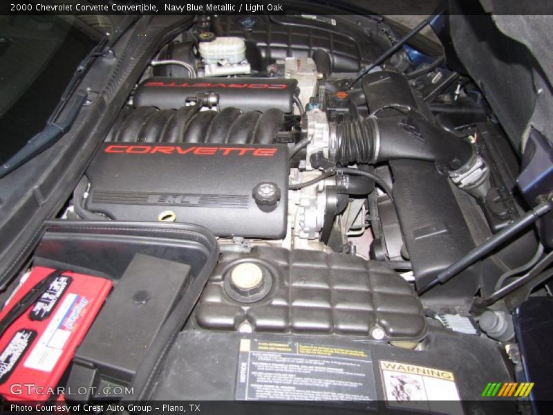 Navy Blue Metallic / Light Oak 2000 Chevrolet Corvette Convertible