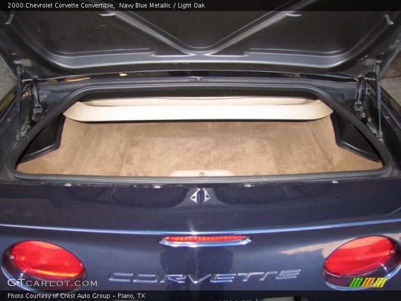 Navy Blue Metallic / Light Oak 2000 Chevrolet Corvette Convertible