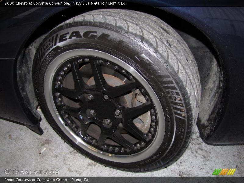Navy Blue Metallic / Light Oak 2000 Chevrolet Corvette Convertible