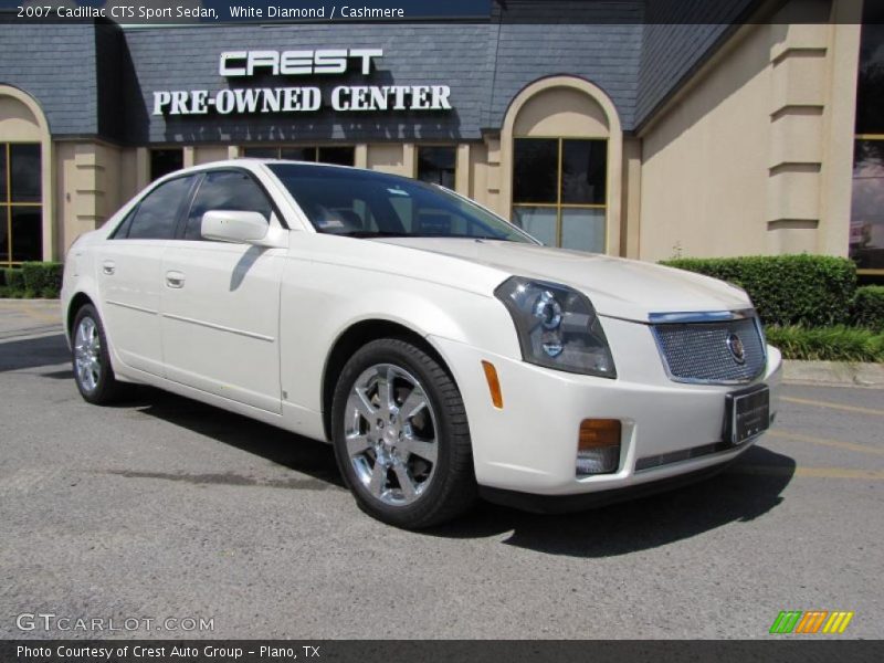 White Diamond / Cashmere 2007 Cadillac CTS Sport Sedan