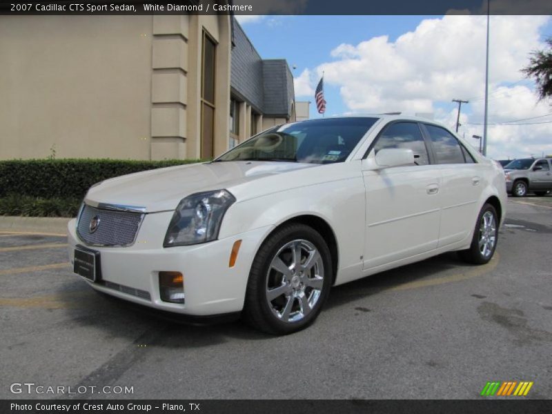 White Diamond / Cashmere 2007 Cadillac CTS Sport Sedan