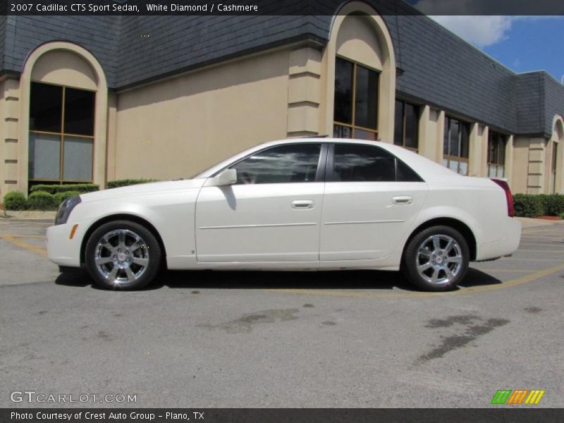 White Diamond / Cashmere 2007 Cadillac CTS Sport Sedan