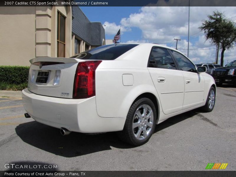 White Diamond / Cashmere 2007 Cadillac CTS Sport Sedan