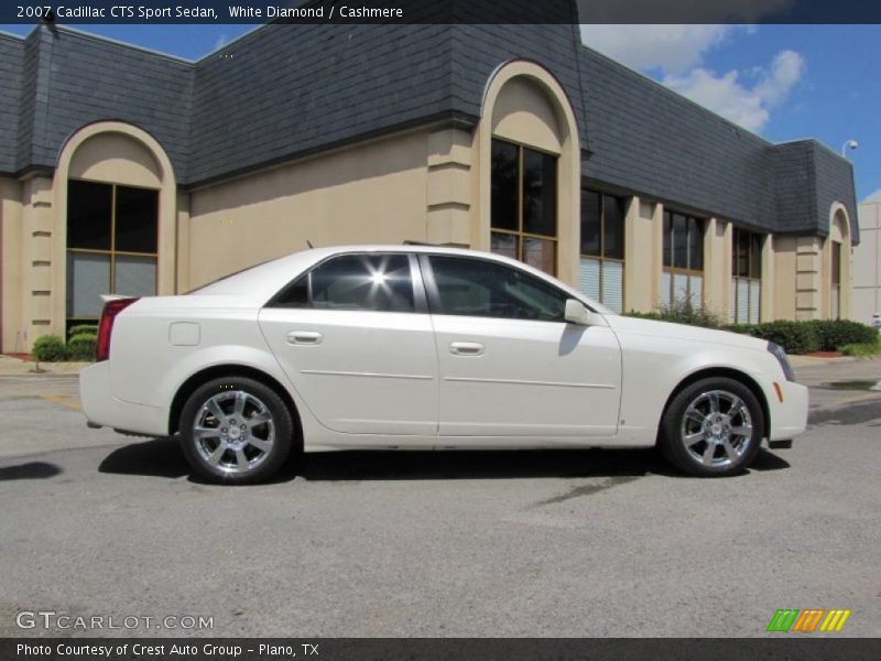 White Diamond / Cashmere 2007 Cadillac CTS Sport Sedan