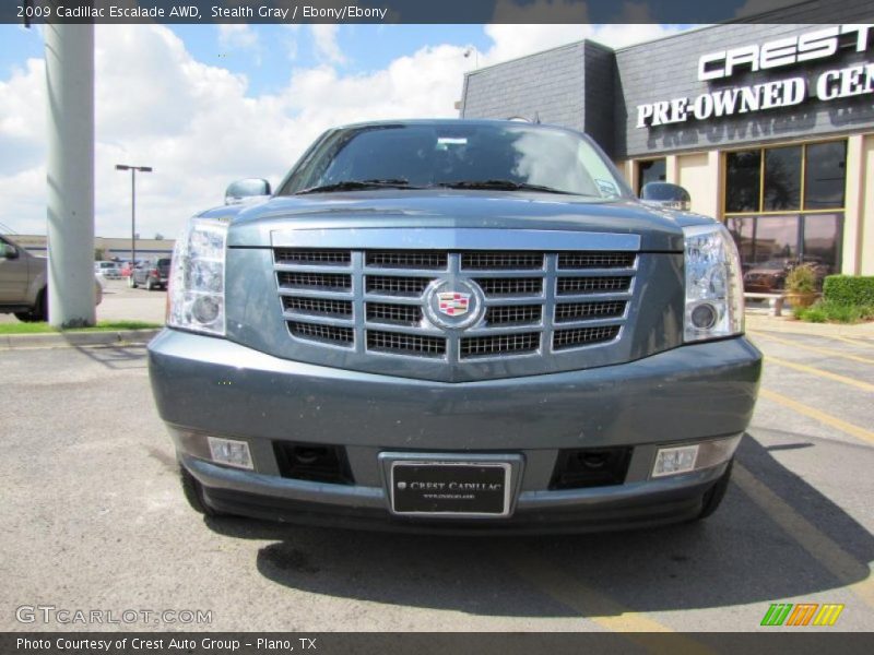 Stealth Gray / Ebony/Ebony 2009 Cadillac Escalade AWD