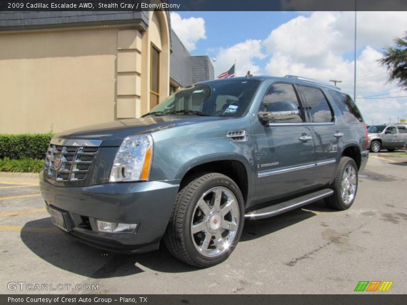 Stealth Gray / Ebony/Ebony 2009 Cadillac Escalade AWD