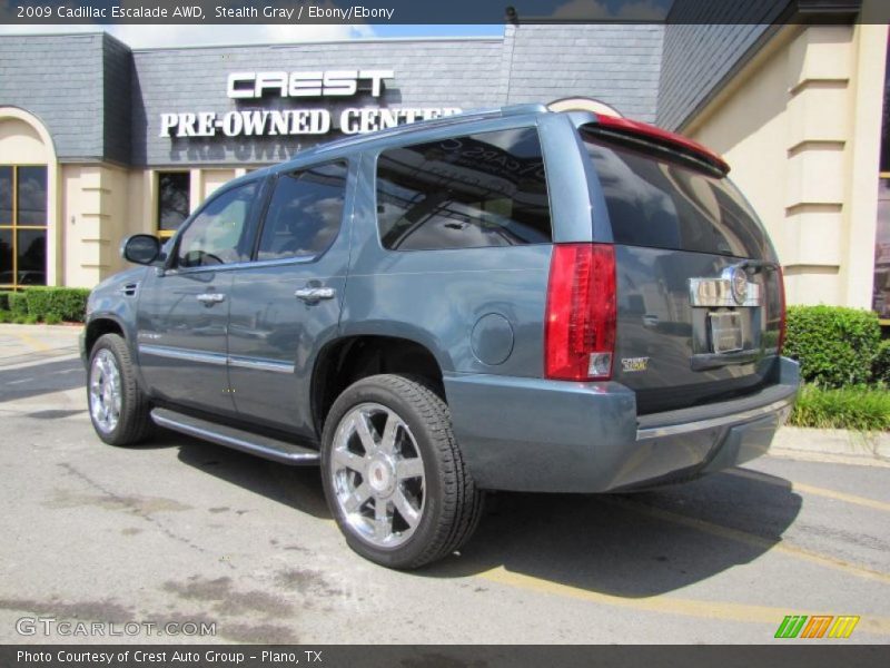Stealth Gray / Ebony/Ebony 2009 Cadillac Escalade AWD