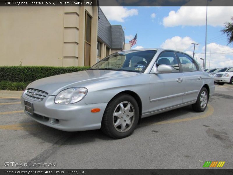 Brilliant Silver / Gray 2000 Hyundai Sonata GLS V6