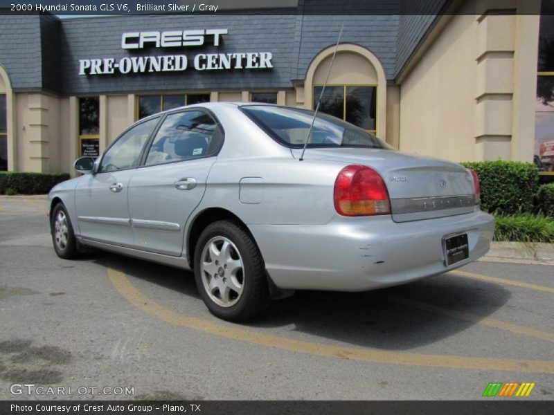 Brilliant Silver / Gray 2000 Hyundai Sonata GLS V6
