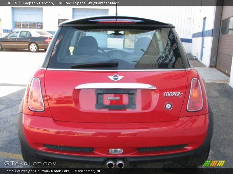 Chili Red / Space Grey/Panther Black 2003 Mini Cooper S Hardtop