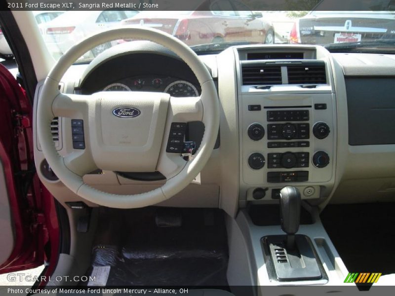 Sangria Red Metallic / Stone 2011 Ford Escape XLT