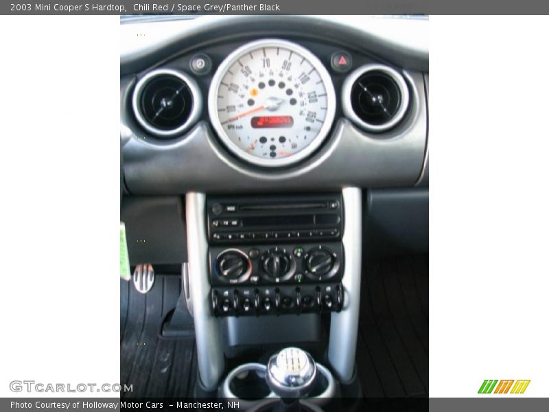 Chili Red / Space Grey/Panther Black 2003 Mini Cooper S Hardtop