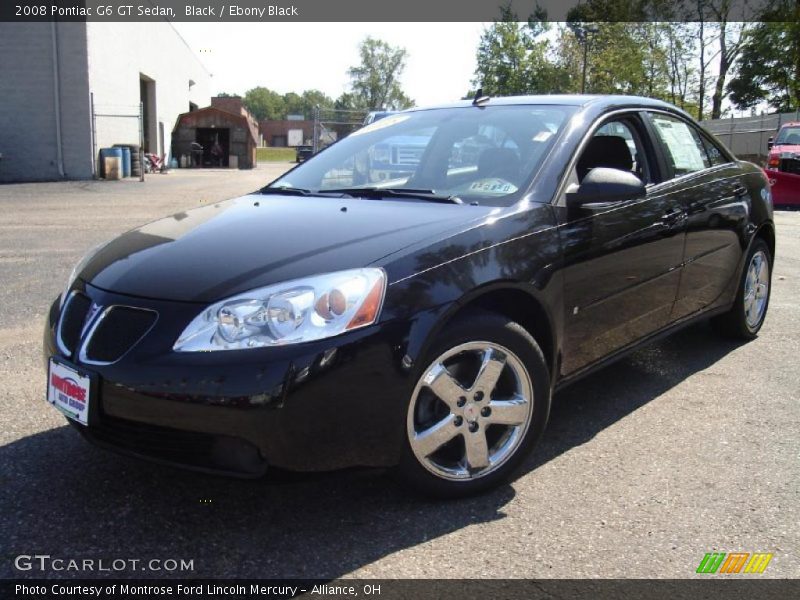 Black / Ebony Black 2008 Pontiac G6 GT Sedan