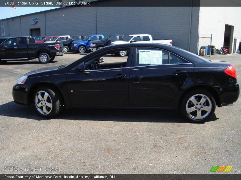 Black / Ebony Black 2008 Pontiac G6 GT Sedan