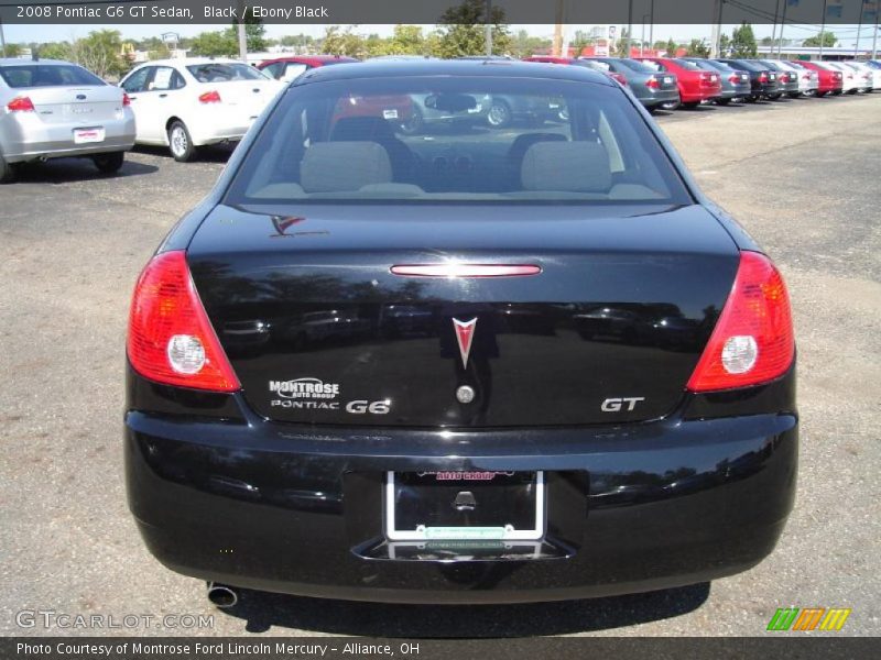 Black / Ebony Black 2008 Pontiac G6 GT Sedan