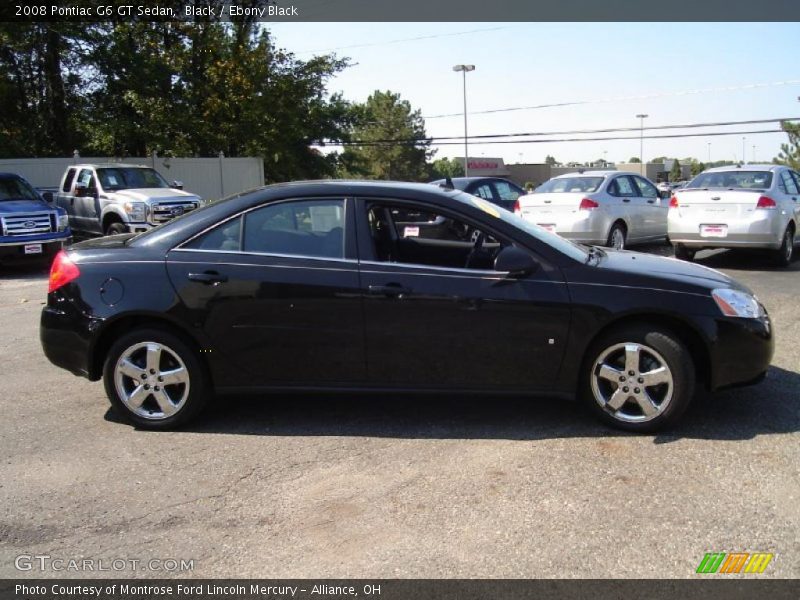 Black / Ebony Black 2008 Pontiac G6 GT Sedan