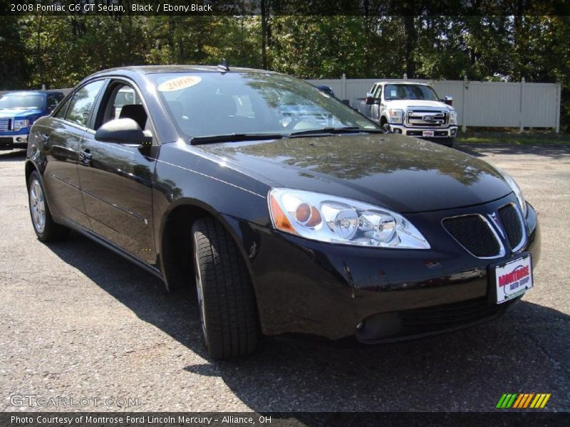 Black / Ebony Black 2008 Pontiac G6 GT Sedan