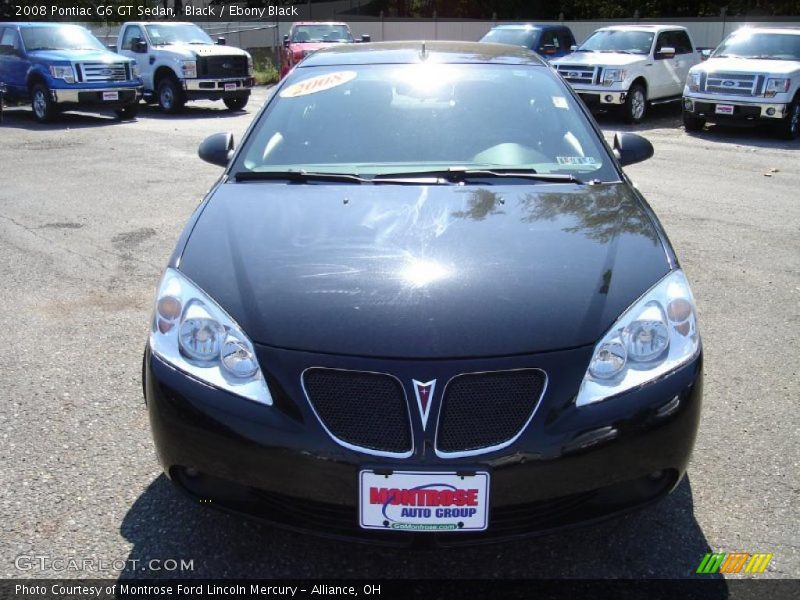 Black / Ebony Black 2008 Pontiac G6 GT Sedan
