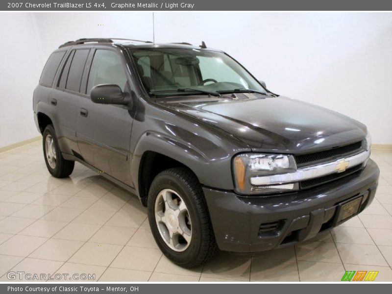 Graphite Metallic / Light Gray 2007 Chevrolet TrailBlazer LS 4x4