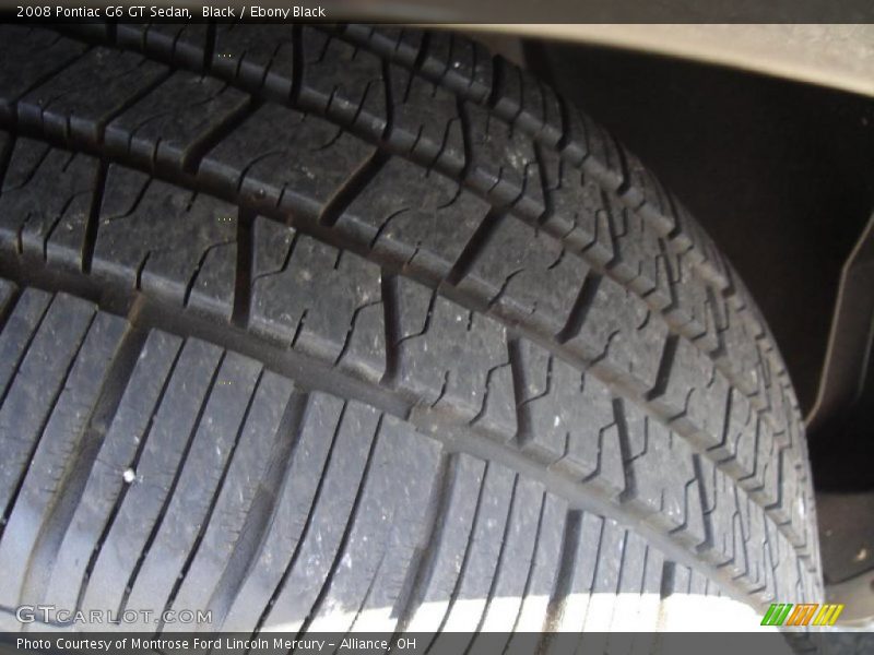 Black / Ebony Black 2008 Pontiac G6 GT Sedan