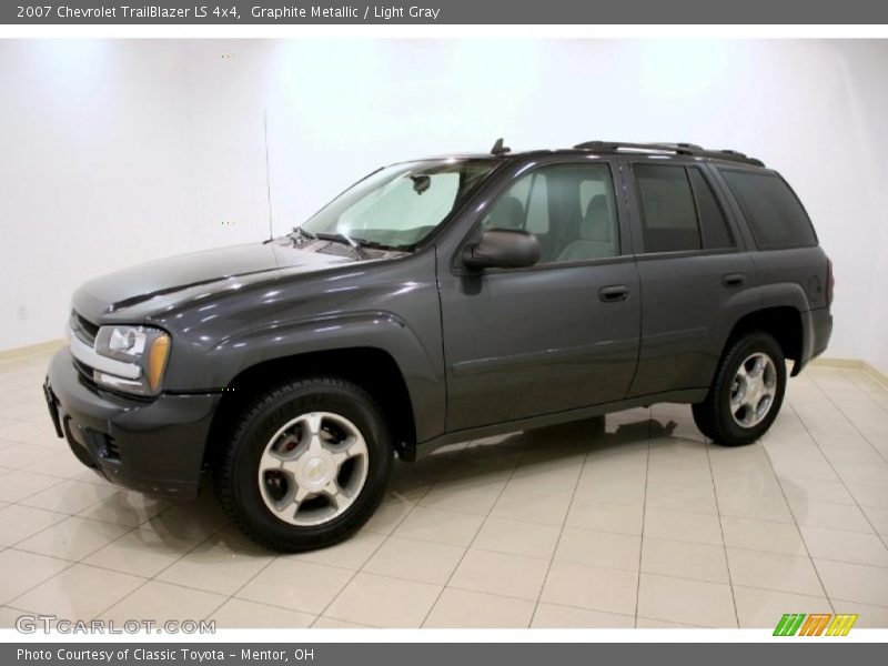Graphite Metallic / Light Gray 2007 Chevrolet TrailBlazer LS 4x4