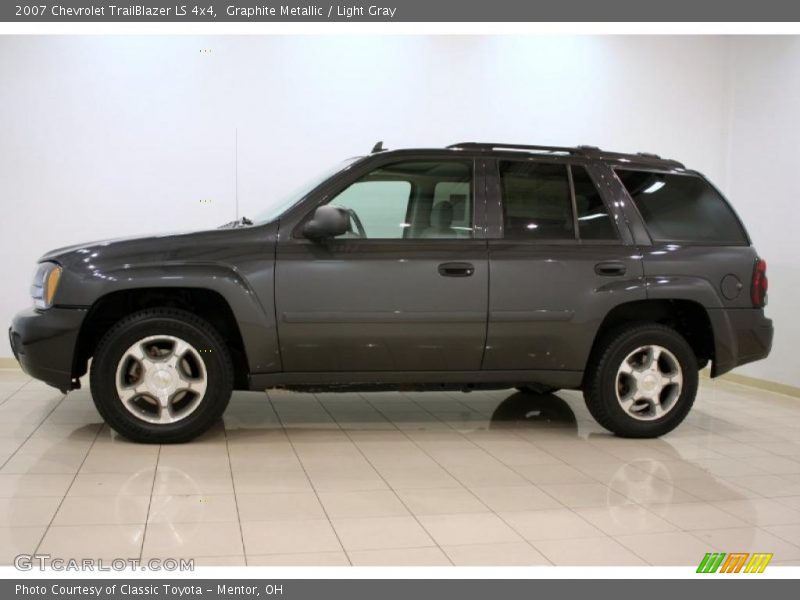 Graphite Metallic / Light Gray 2007 Chevrolet TrailBlazer LS 4x4