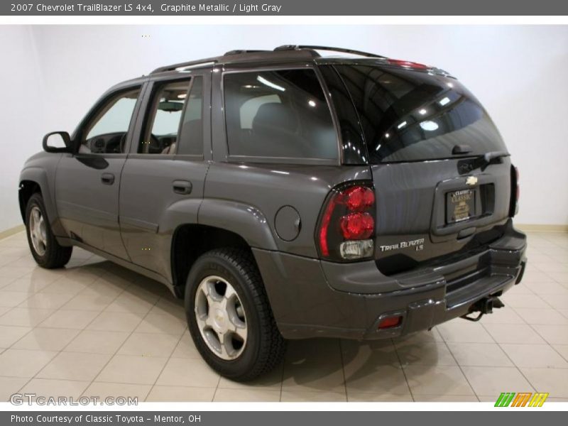 Graphite Metallic / Light Gray 2007 Chevrolet TrailBlazer LS 4x4