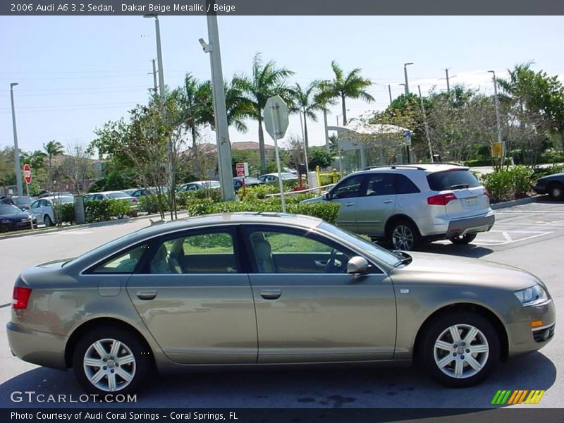 Dakar Beige Metallic / Beige 2006 Audi A6 3.2 Sedan