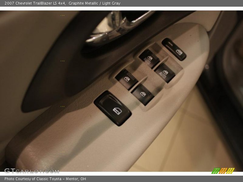 Graphite Metallic / Light Gray 2007 Chevrolet TrailBlazer LS 4x4