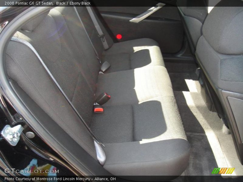 Black / Ebony Black 2008 Pontiac G6 GT Sedan