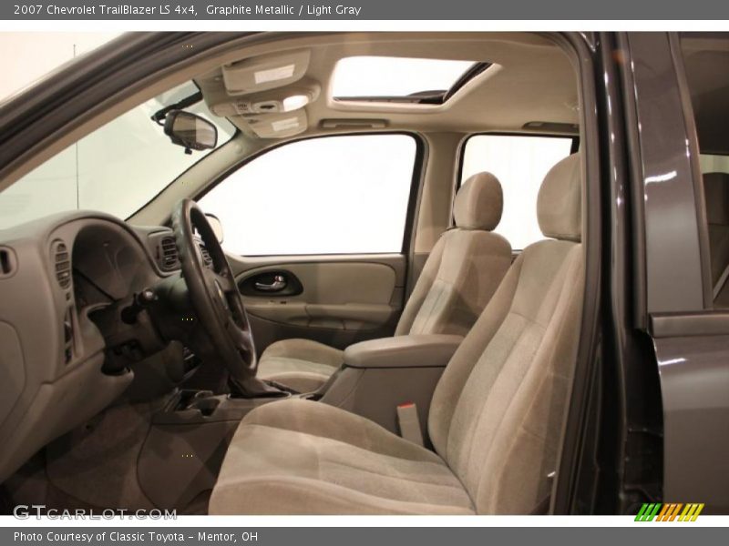 Graphite Metallic / Light Gray 2007 Chevrolet TrailBlazer LS 4x4